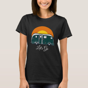 T-shirt Allons-y ! Camionnette rétro amusante 