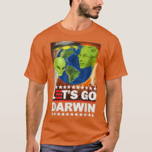 T-shirt Allons-y Darwin USA Drapeau Vintage Fauci Ouchie A