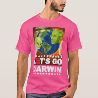 T-shirt Allons-y Darwin USA Drapeau Vintage Fauci Ouchie A