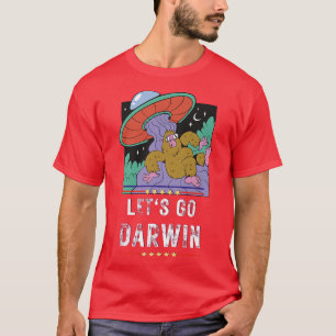 T-shirt Allons-y Darwin USA Drapeau Vintage Fauci Ouchie A