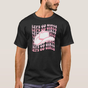 T-shirt Allons-y Filles Nashville Bachelorette Cowgirl ros