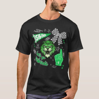 T-shirt Allons-y Isibindi Retro Encourager l'esprit scolai