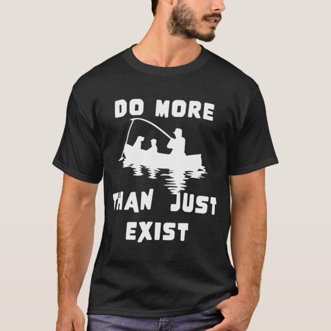 T-shirt Allons-y !Le chat va pêcher. (Devant)