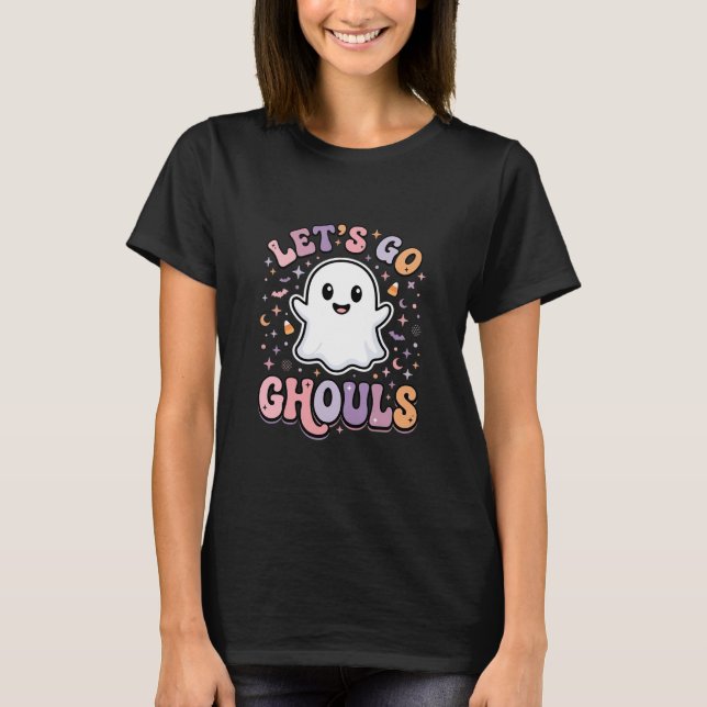 T-shirt Allons-y les fantômes Conception graphique de fant (Devant)