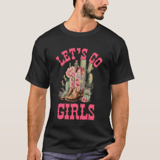 T-shirt Allons-y les Filles Cactus Cowgirl Nashville Enter