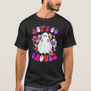 T-shirt Allons-y les goules Mariage rétro Halloween enterr