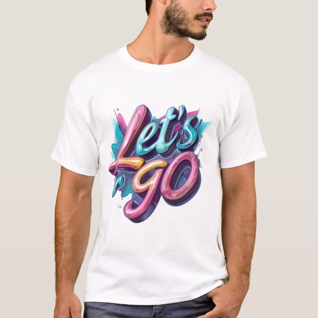 T-shirt Allons-y Néon Graffiti (Devant)