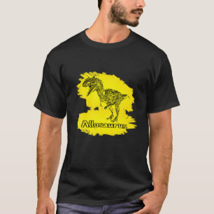 T-shirt Allosaure Motif Prehistoric Predator Din