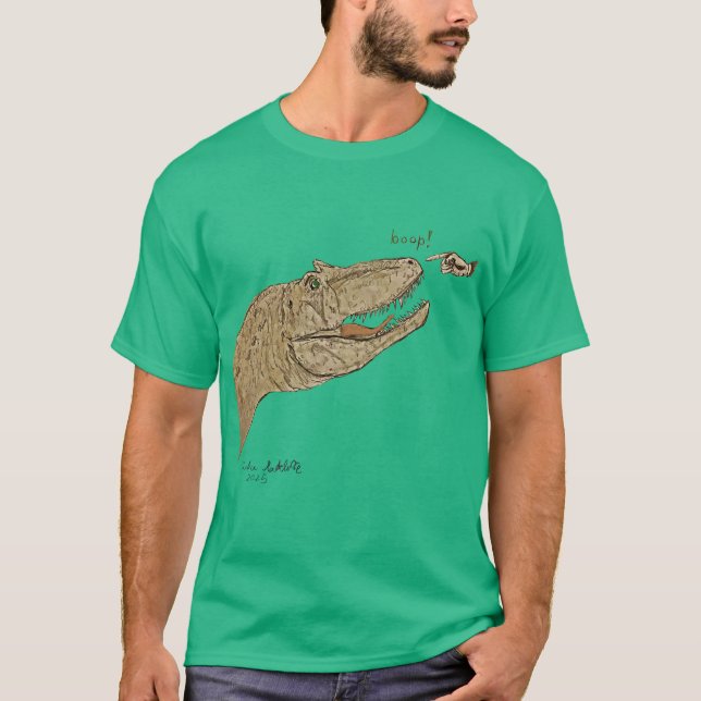 T-shirt Allosaurus Boop recto seulement (Devant)