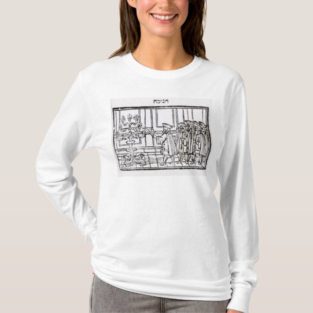 T-shirt Allumage du Menorah (Devant)