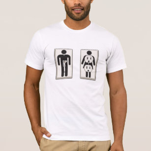 T-shirt Allumé commutateur et prise masculins et femelles