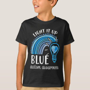 T-shirt Allumer le mois de la Sensibilisation sur l'autism