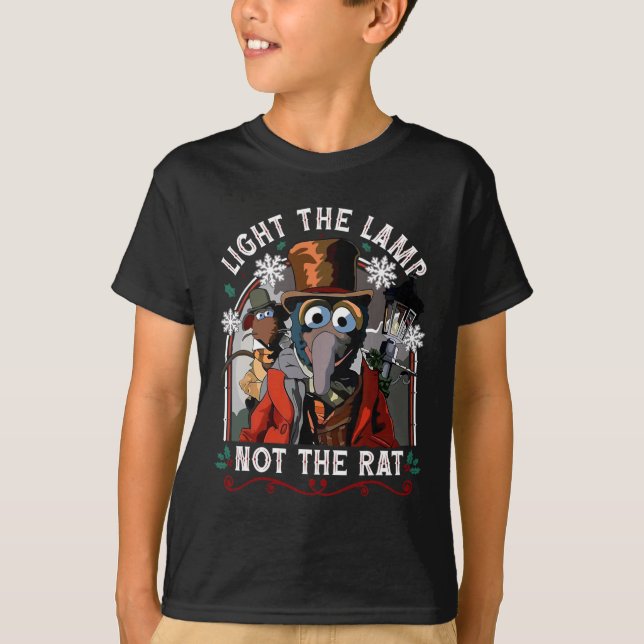T-shirt Allumez La Lampe Pas Le Noël Du Rat (Devant)