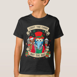 T-shirt Allumez la lampe pas le rat drôle de Noël correspo