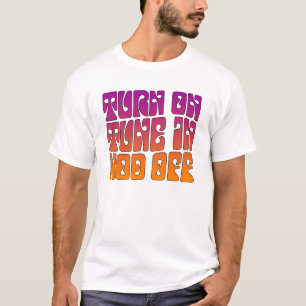 T-shirt "Allumez-vous, accordent dedans, inclinent la