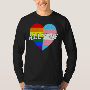 T-shirt Ally Af Lgbtq Drapeau Gay pride Égalité Trans Lesb