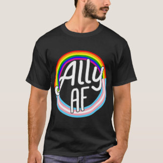 T-shirt ALLY AF rans Drapeau Amour Égalité LGB Fierté Drap