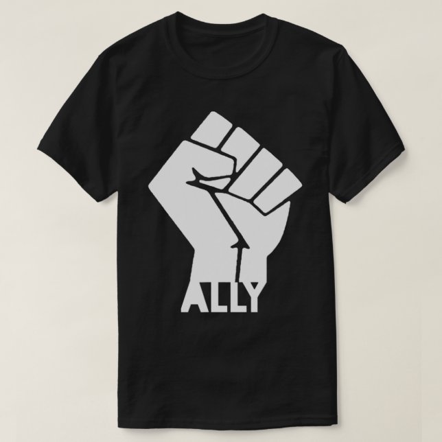 T-shirt Ally blanc Black Lives Matt (Design devant)