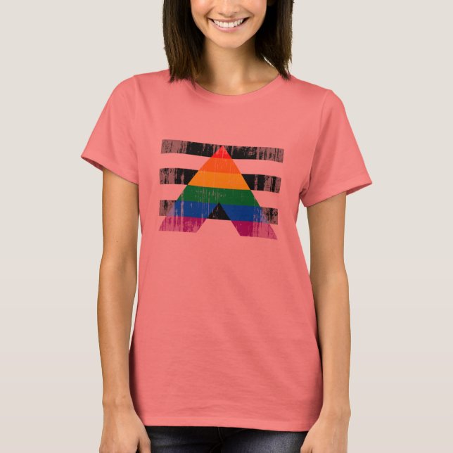 T-SHIRT ALLY FLAG DÉTRUIT (Devant)