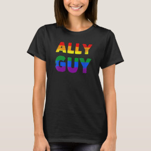T-shirt Ally Guy Lgbt Pride Lgbtq Transgenre Trans