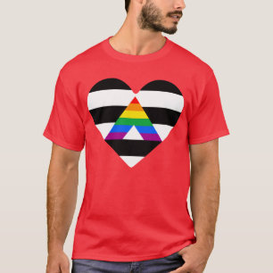 T-Shirt Ally Pride cœur