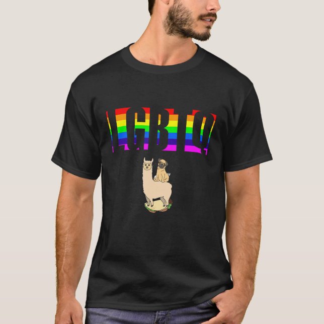 T-shirt Ally Pride LGBTQ Égalité Rainbow Lesbian Gay Tran (Devant)