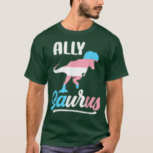 T-shirt Allysaurus Dinosaur Drapeau Ally LGBT Tri