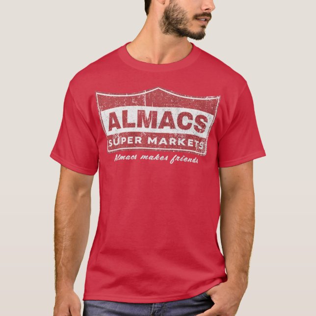 T-shirt Almacs Super Market - Retro Mens & Womens (Devant)