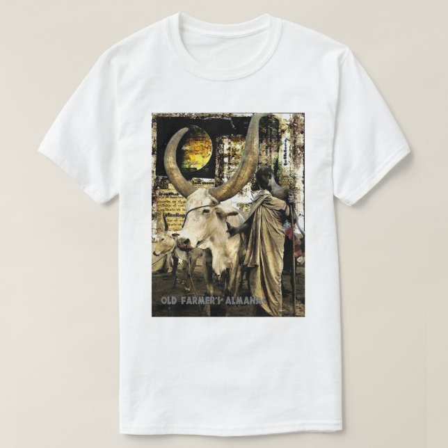 T-shirt Almanac de l'ancien fermier (Design devant)