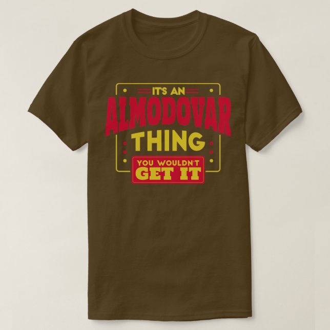 T-shirt Almodovar (Design devant)