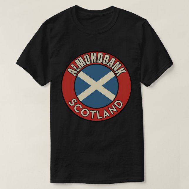 T-shirt Almondbank, Écosse (Design devant)