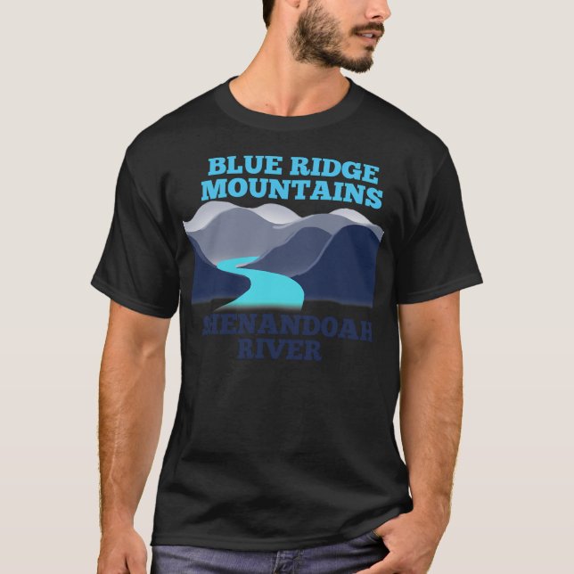 T-shirt Almost Heaven West Virginia Blue Ridge Mountains S (Devant)
