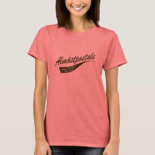 T-shirt Almostpostale - sonnerie presque postale de dames
