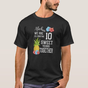 T-shirt Aloha 10 Ans Couples Correspondant Vacatio