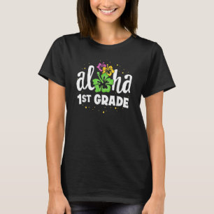T-shirt Aloha 1ère année Enseignant Tropical Premier jour