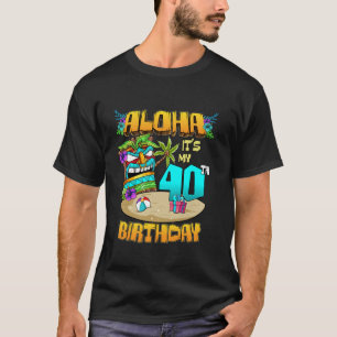 T-shirt Aloha 40e anniversaire Hawaii Tiki Hawaiian Thème