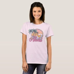 T-shirt Aloha Âme de sel sans limite Coucher de soleil tro