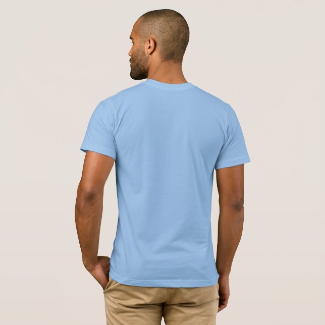 T-shirt Aloha Barrels Tee - Texte empilé bleu foncé (Dos entier)