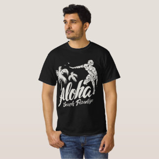 T-shirt Aloha Beach Paradise Surf & Palm Vibes