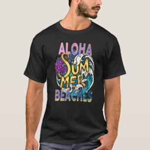 T-shirt Aloha Beach Tropical Hawaiian Summer Island Vaca