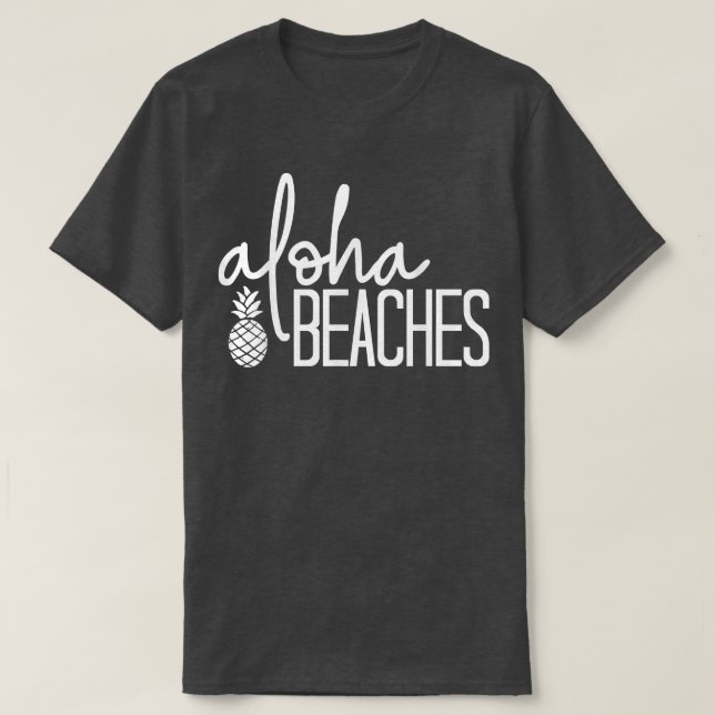 T-shirt Aloha Beaches Cute Beach Bride Bachelorette Party (Design devant)