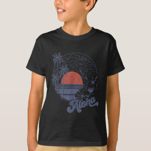 T-shirt Aloha Bonjour Vacances d'été Hawaii Beach Famille 
