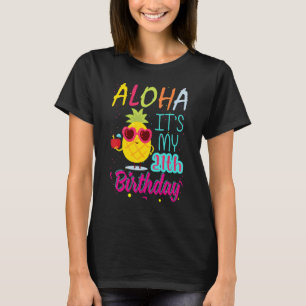 T-shirt Aloha C'est mon 21e anniversaire Hawaiien 21 ans T