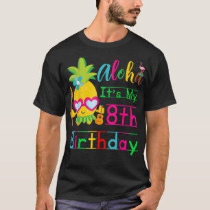 T-shirt Aloha C'est mon 8ème anniversaire Hawaii Deuxième