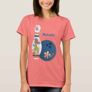 T-shirt Aloha conception de bowling
