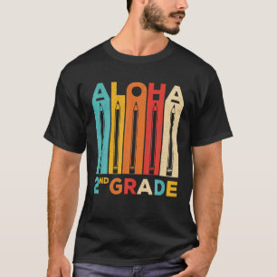 T-shirt Aloha Deuxième Année - Premier Jour De L'École Haw
