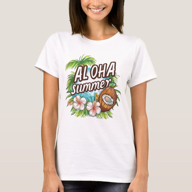 T-shirt Aloha été (Devant)