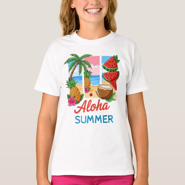 T-shirt Aloha été (Devant)