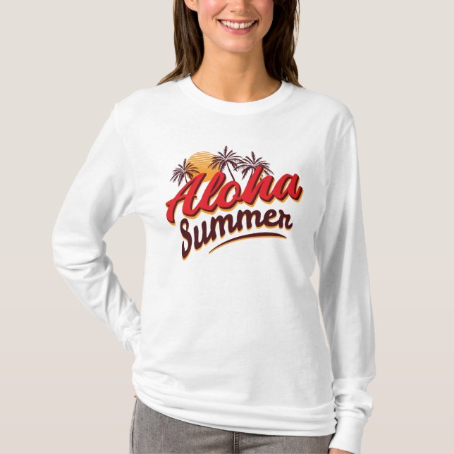 T-shirt Aloha Été (Devant)