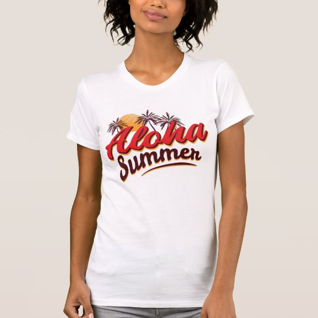 T-shirt Aloha été (Devant)